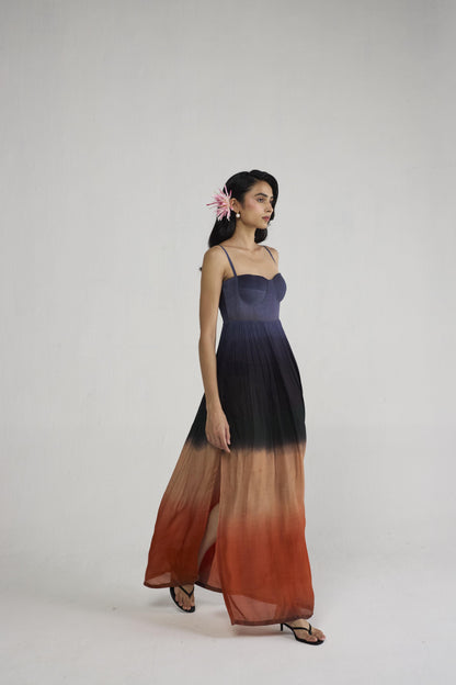 UME CREPE BRALETTE DRESS