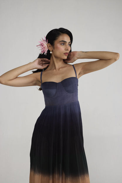 UME CREPE BRALETTE DRESS