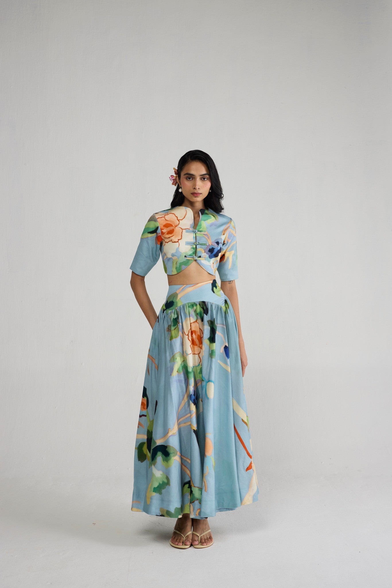 ASAGAO BLOUSE & SKIRT SET