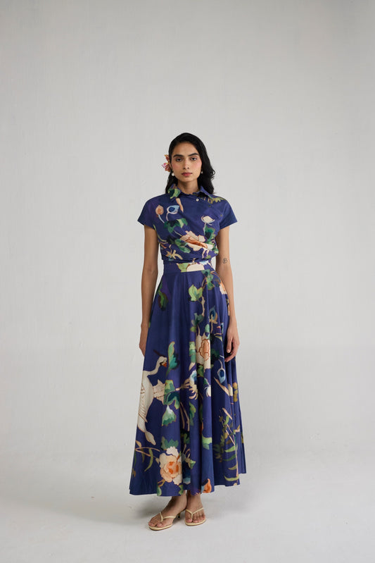 FUJI SIDE BUTTONS DRESS