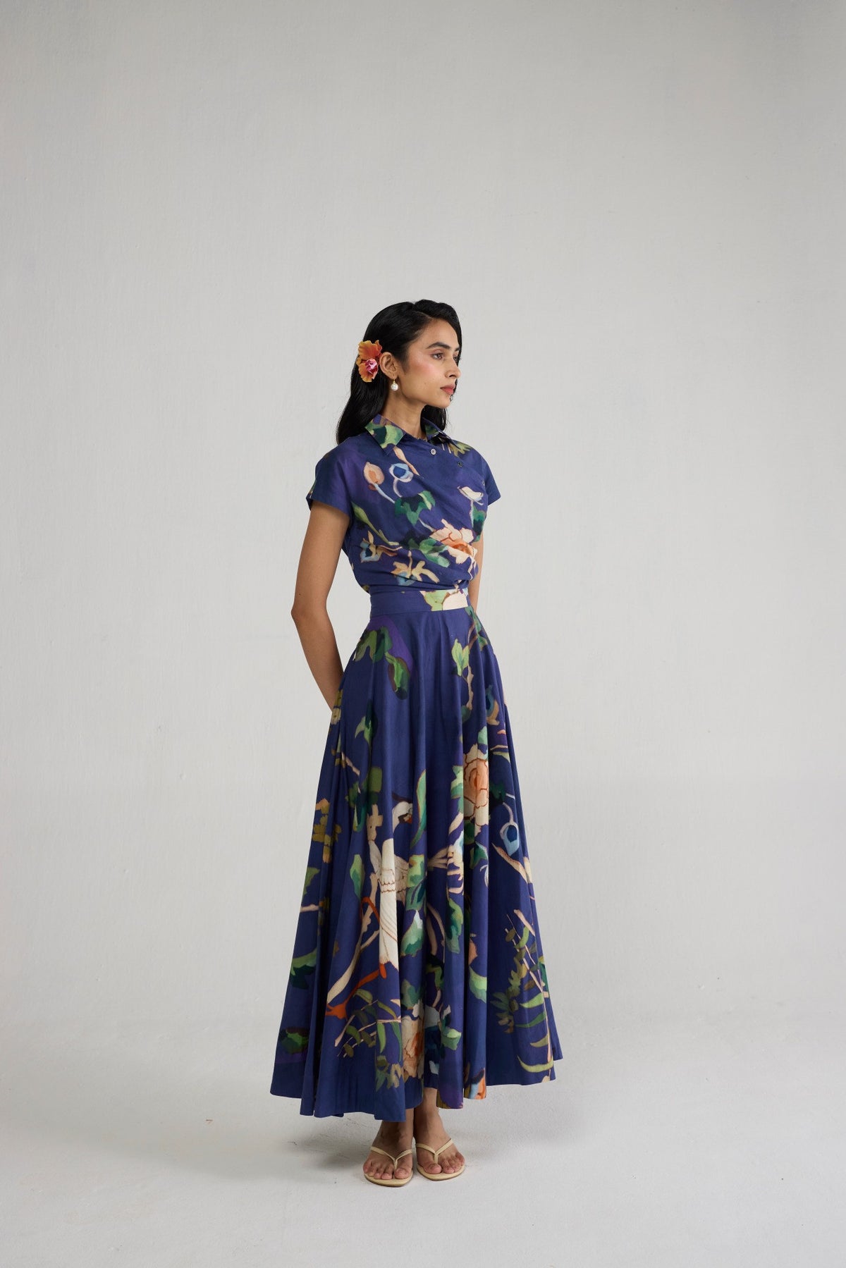 FUJI SIDE BUTTONS DRESS