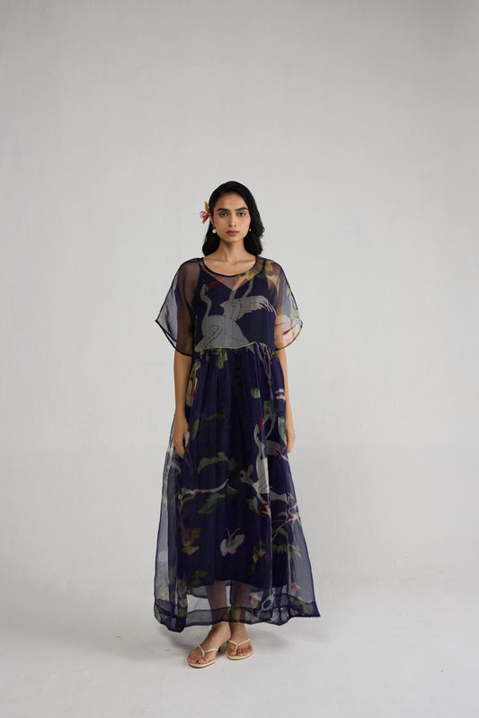 FUJI ORGANZA DRESS & SLIP