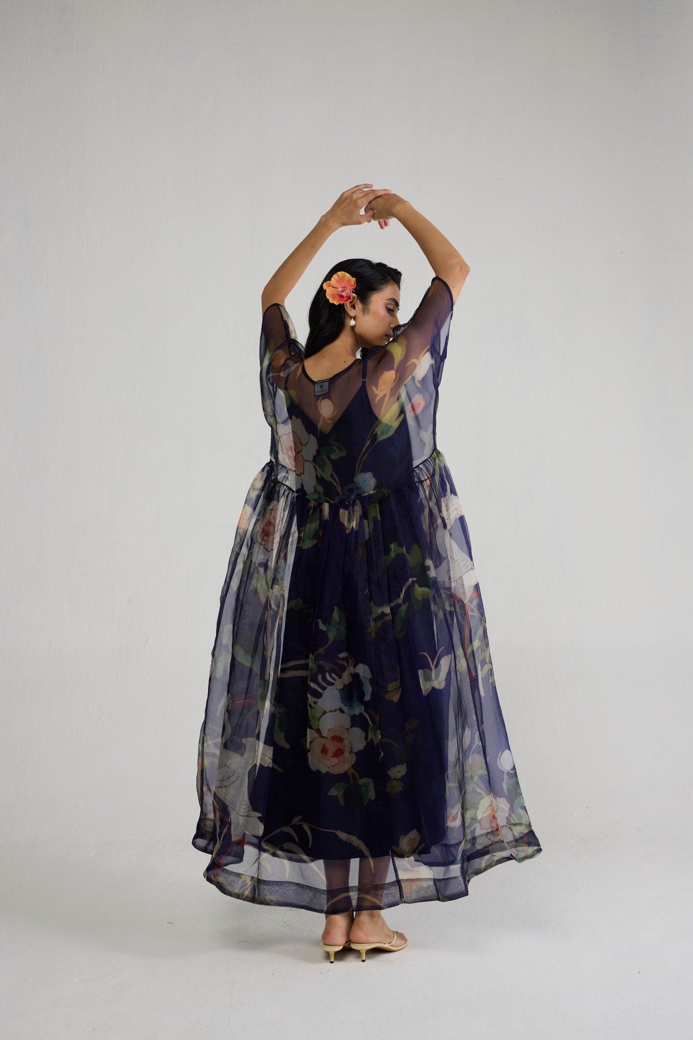 FUJI ORGANZA DRESS & SLIP