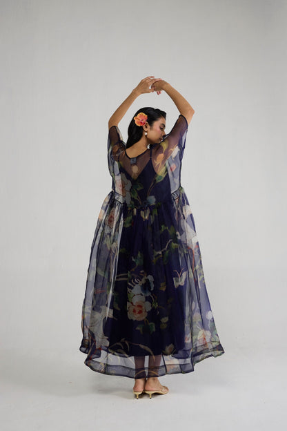 FUJI ORGANZA DRESS & SLIP