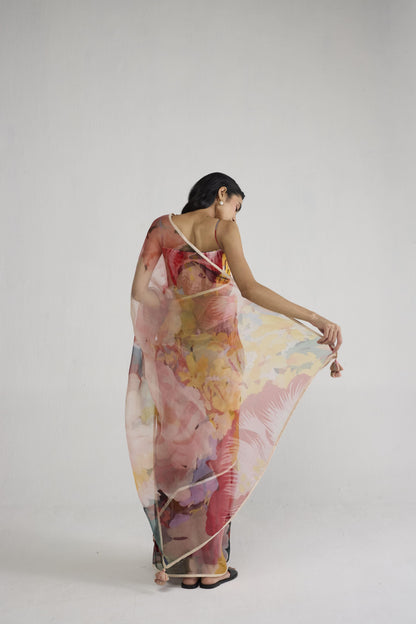 OBU ORGANZA SAREE