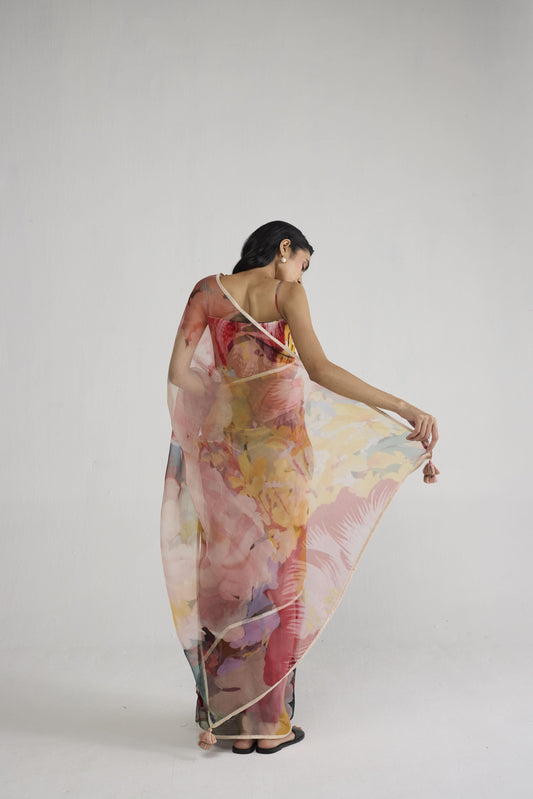 OBU ORGANZA SAREE