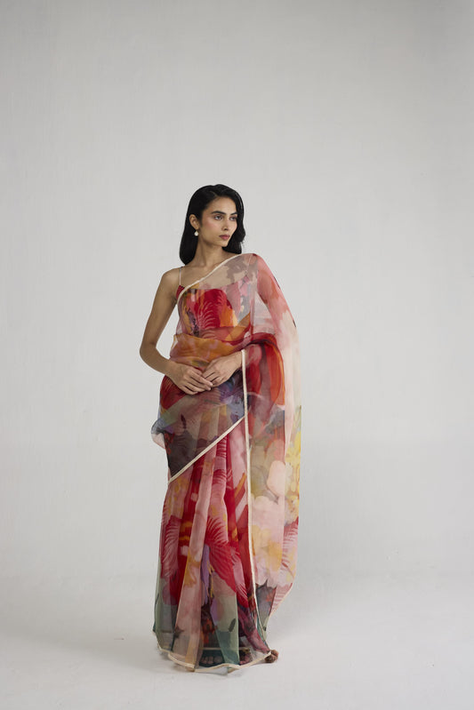 OBU ORGANZA SAREE