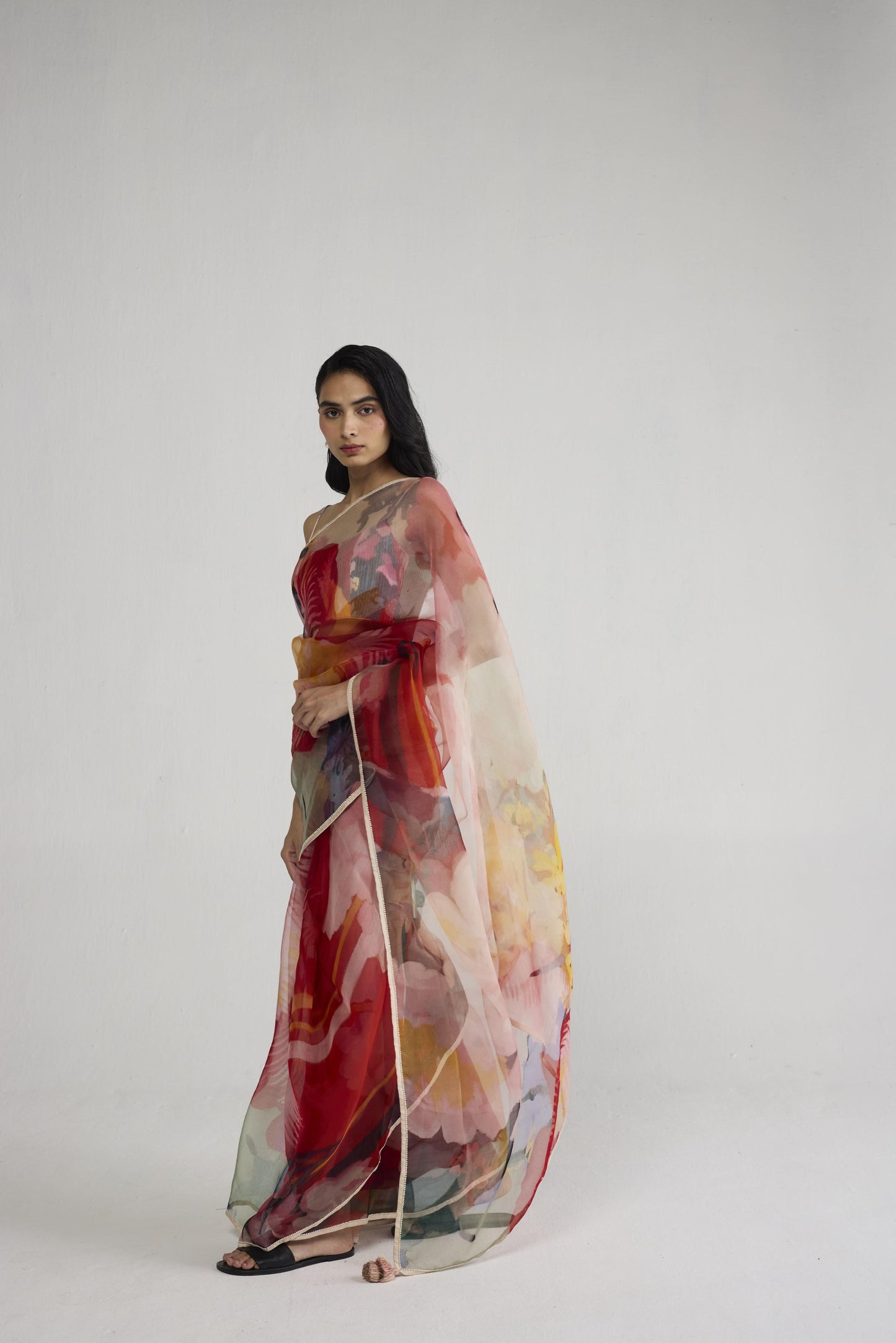 OBU ORGANZA SAREE