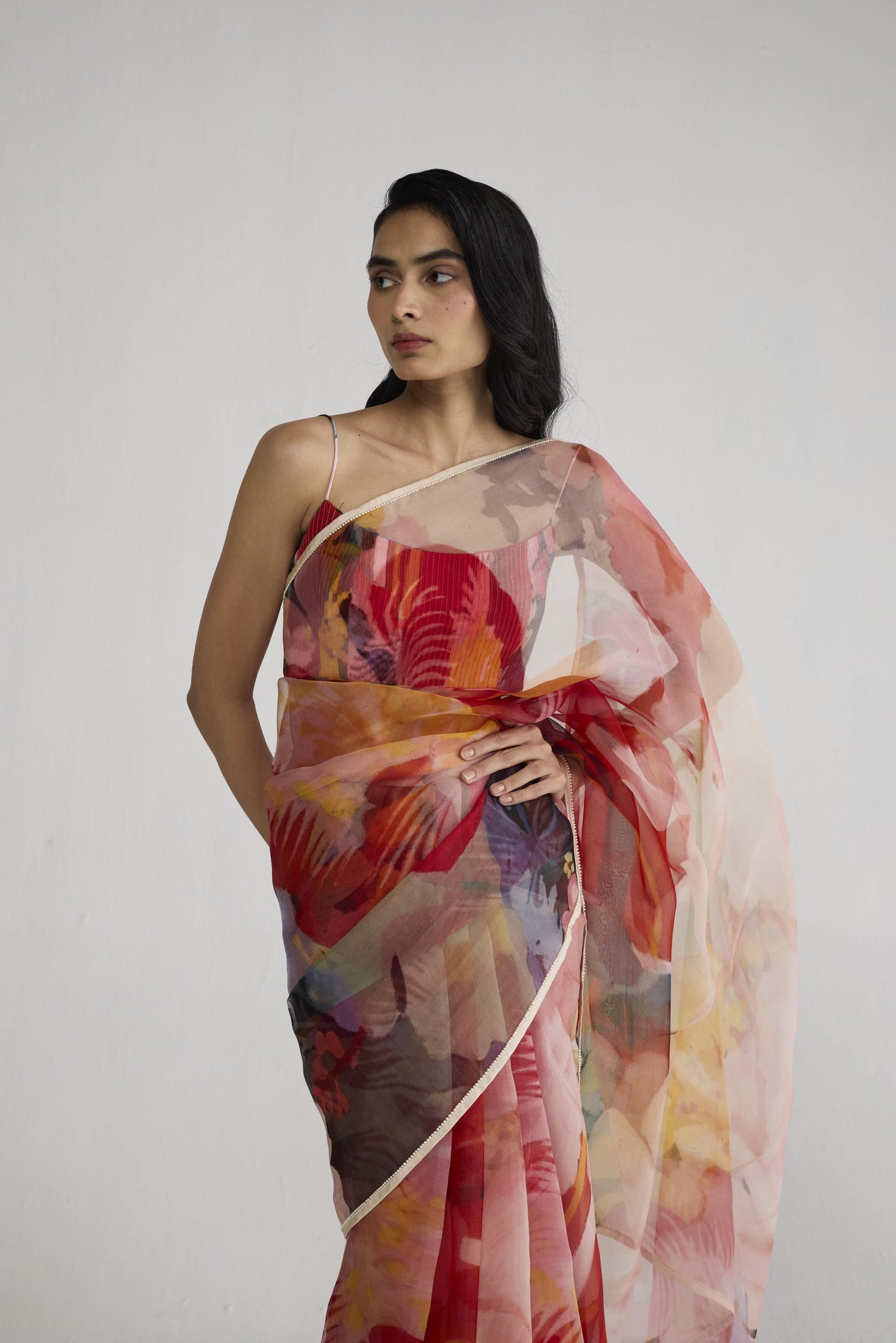 OBU ORGANZA SAREE