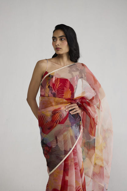 OBU ORGANZA SAREE