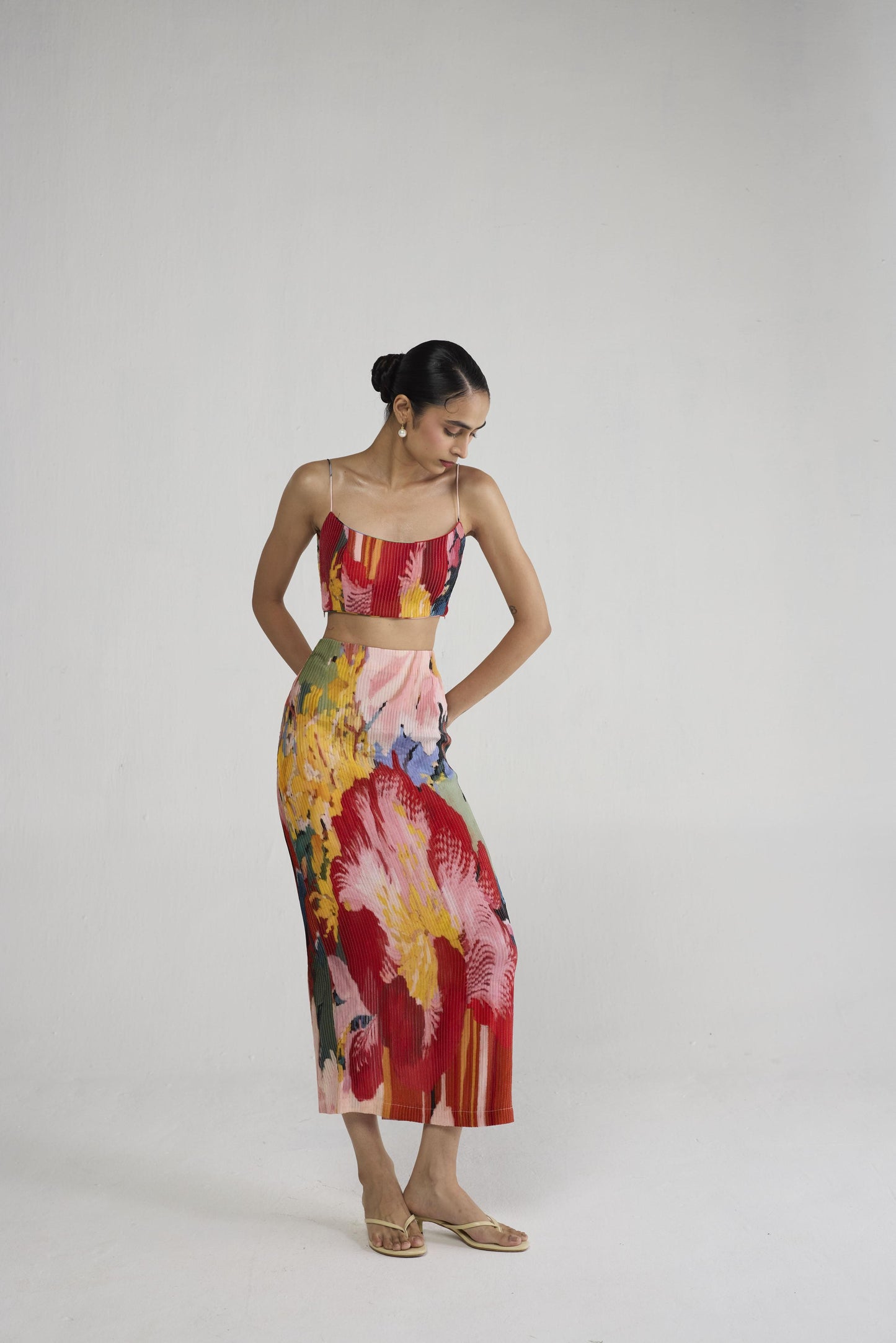 OBU PINTUCKS BLOUSE & PINTUCKS SKIRT