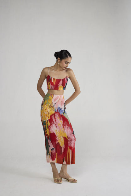 OBU PINTUCKS BLOUSE & PINTUCKS SKIRT