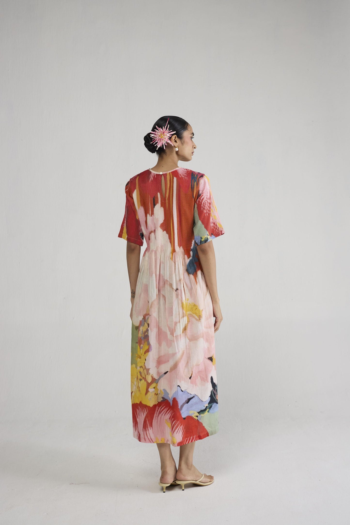 OBU PINTUCKS DRESS