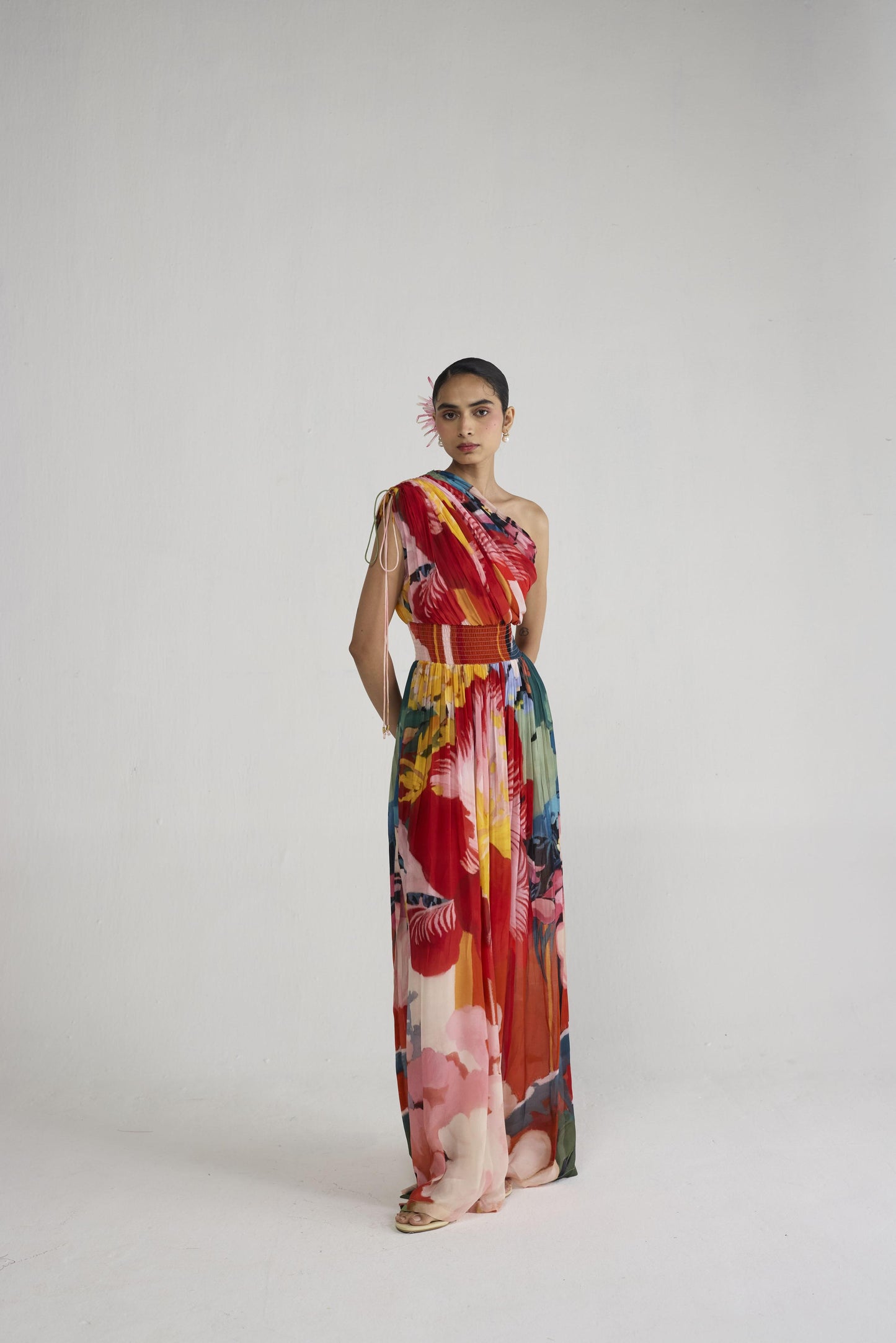 OBU ONE SHOULDER DRESS