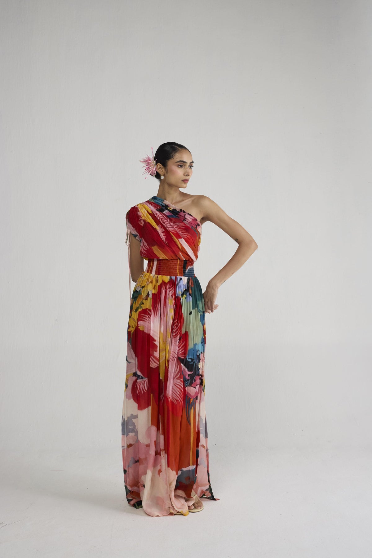 OBU ONE SHOULDER DRESS