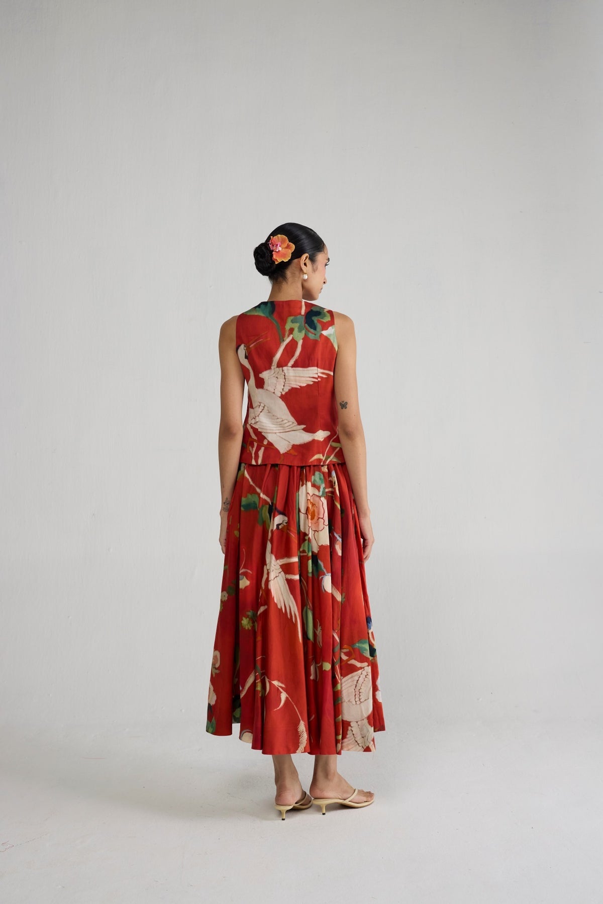 BARA WAISTCOAT & SKIRT SET