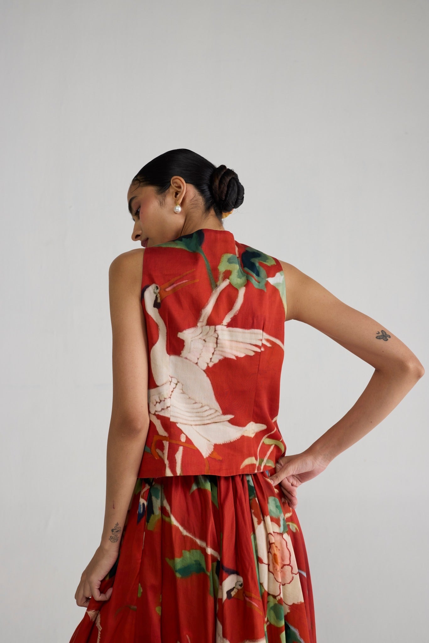 BARA WAISTCOAT & SKIRT SET