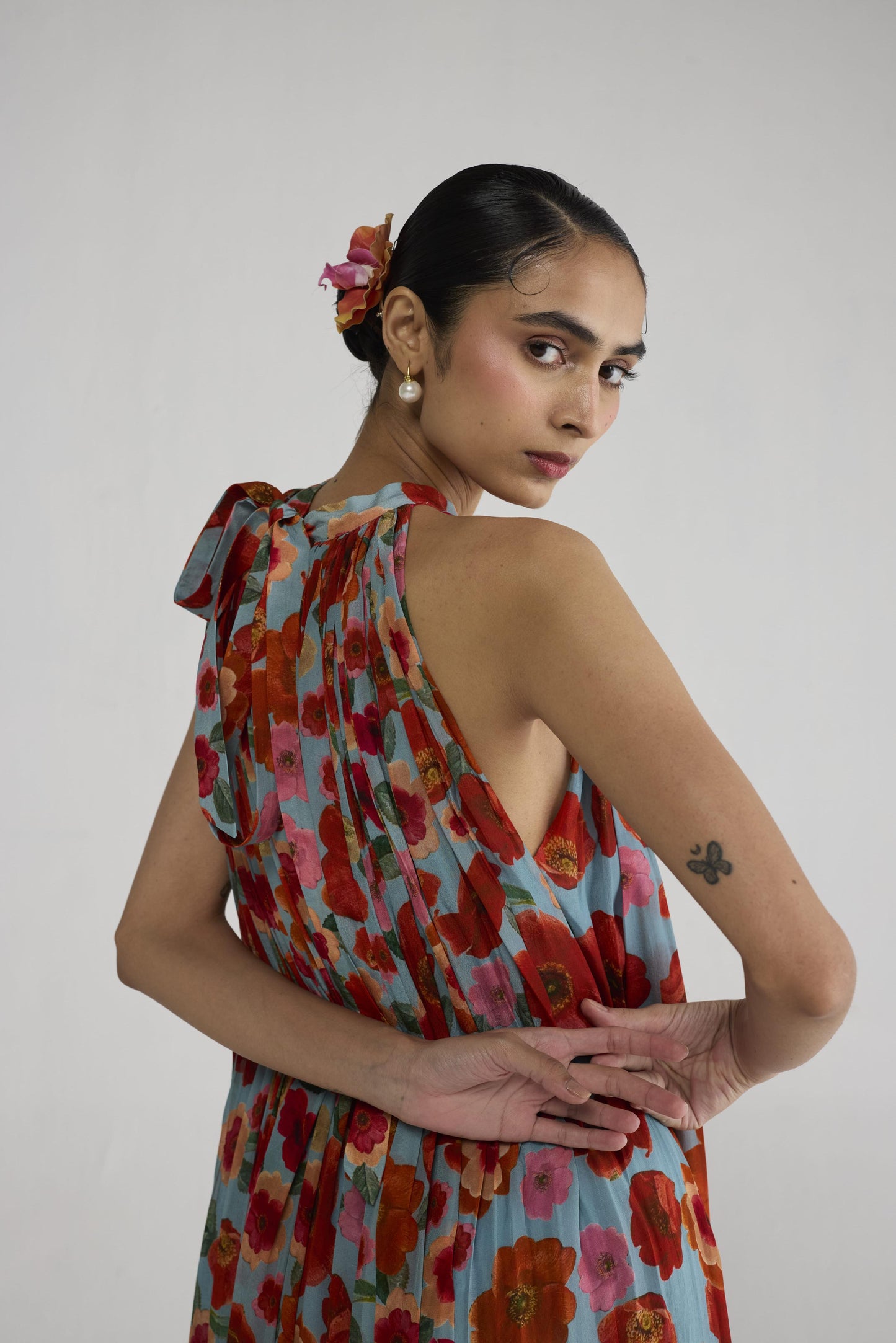 HARUKA HALTERNECK DRESS