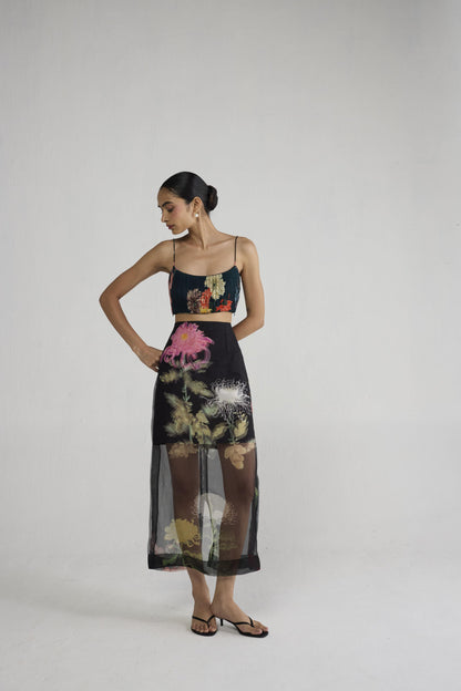 MINORI BRALETTE & ORGANZA SKIRT SET