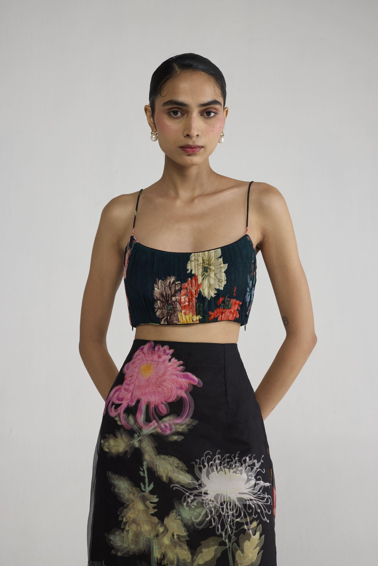 MINORI BRALETTE & ORGANZA SKIRT SET