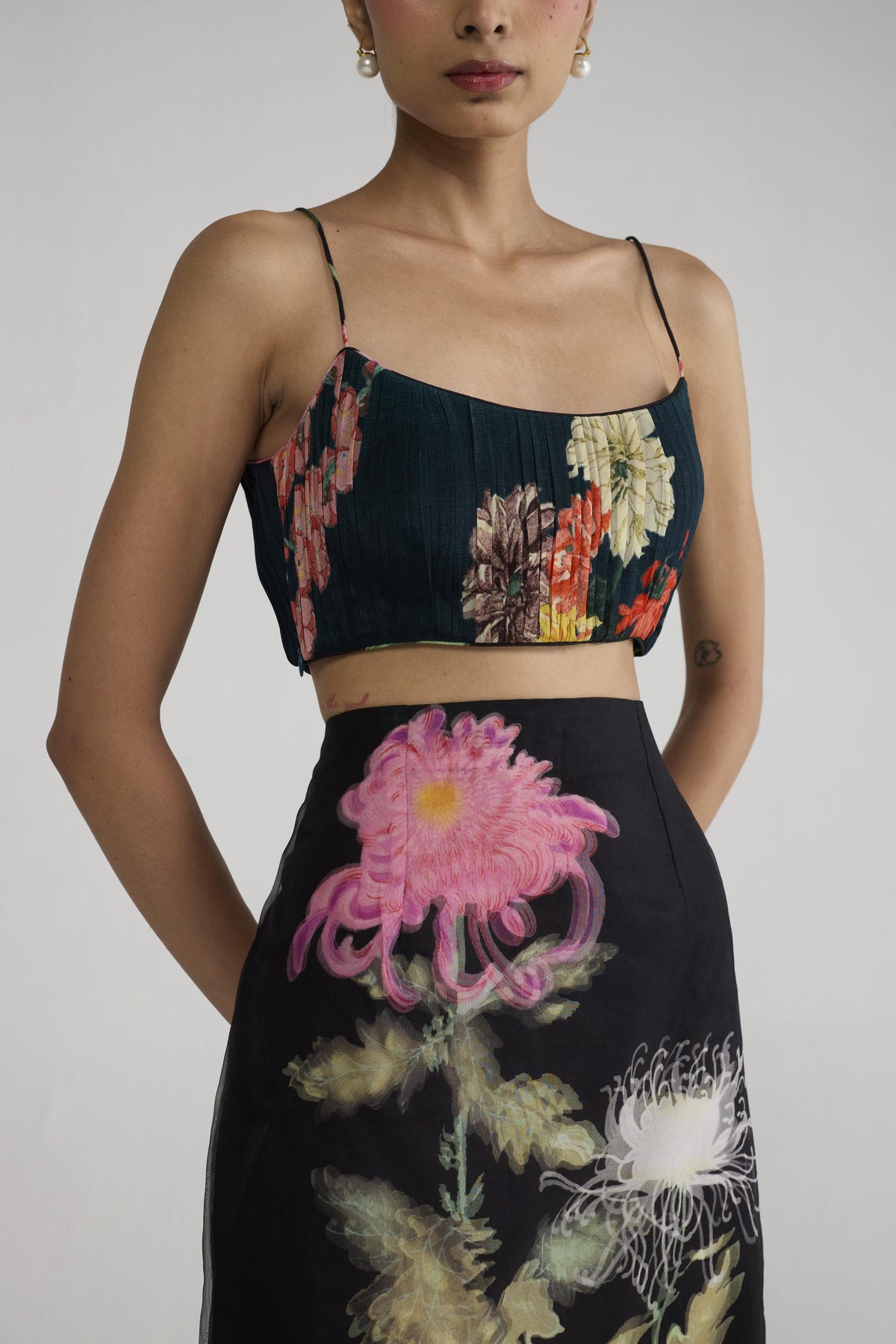 MINORI BRALETTE & ORGANZA SKIRT SET