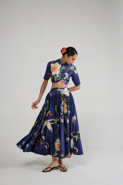 FUJI BLOUSE & SKIRT SET