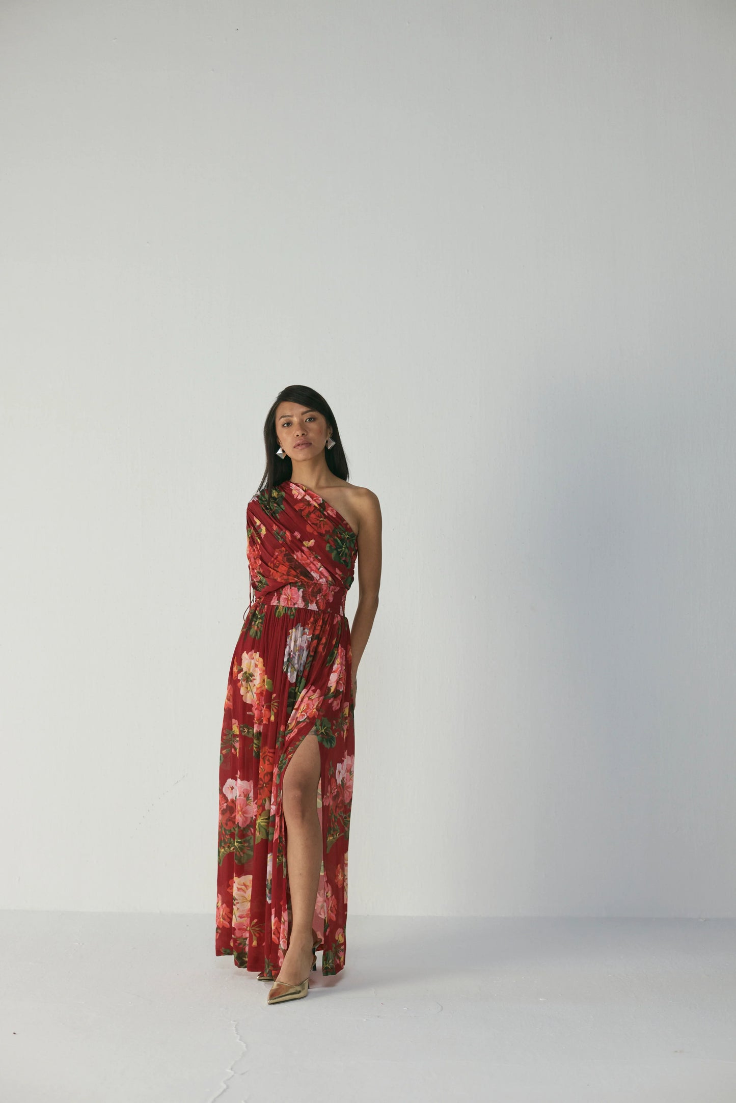 Jingle One Shoulder Dress