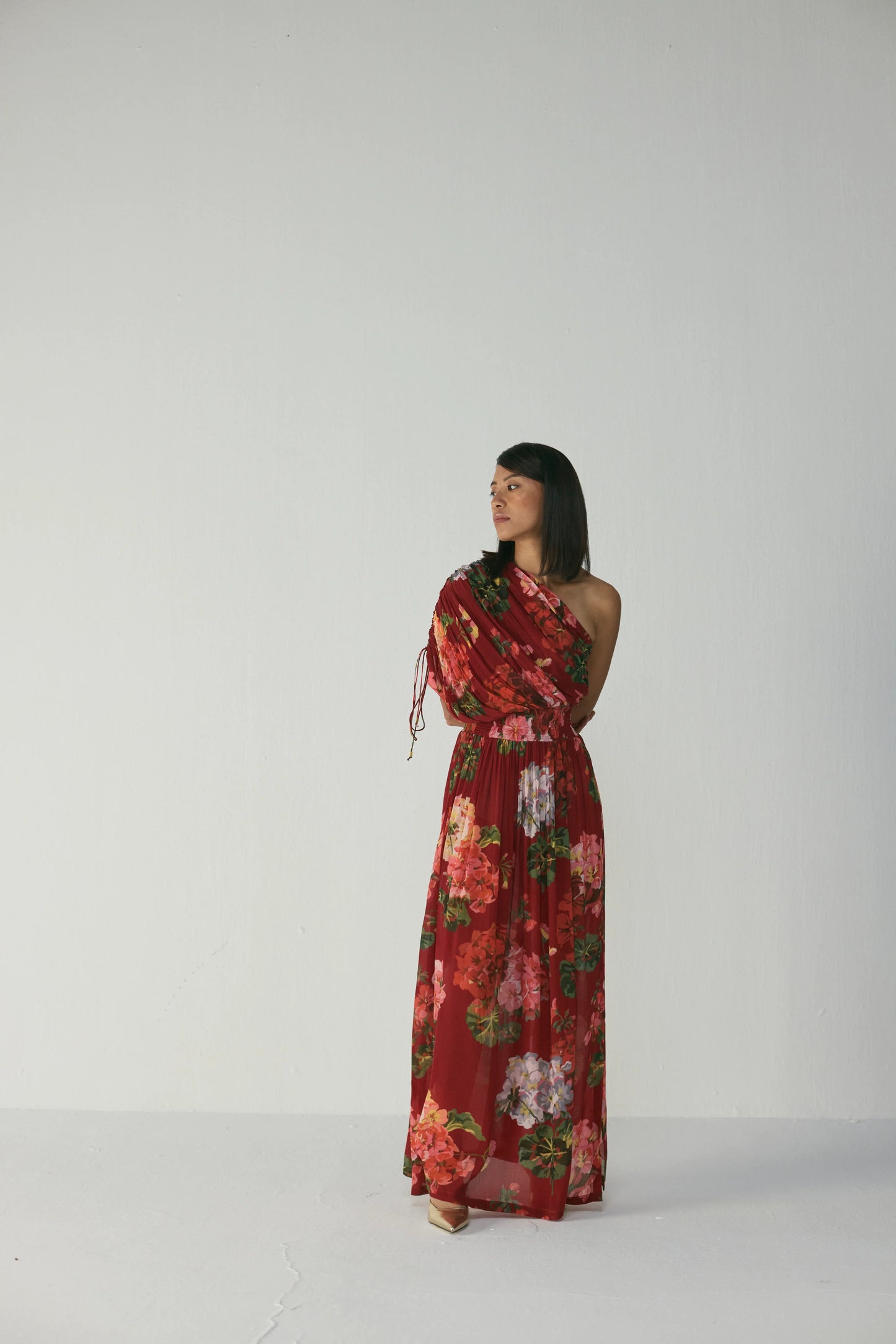 Jingle One Shoulder Dress