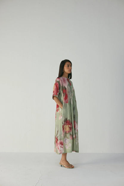 Roos Pintucks Dress