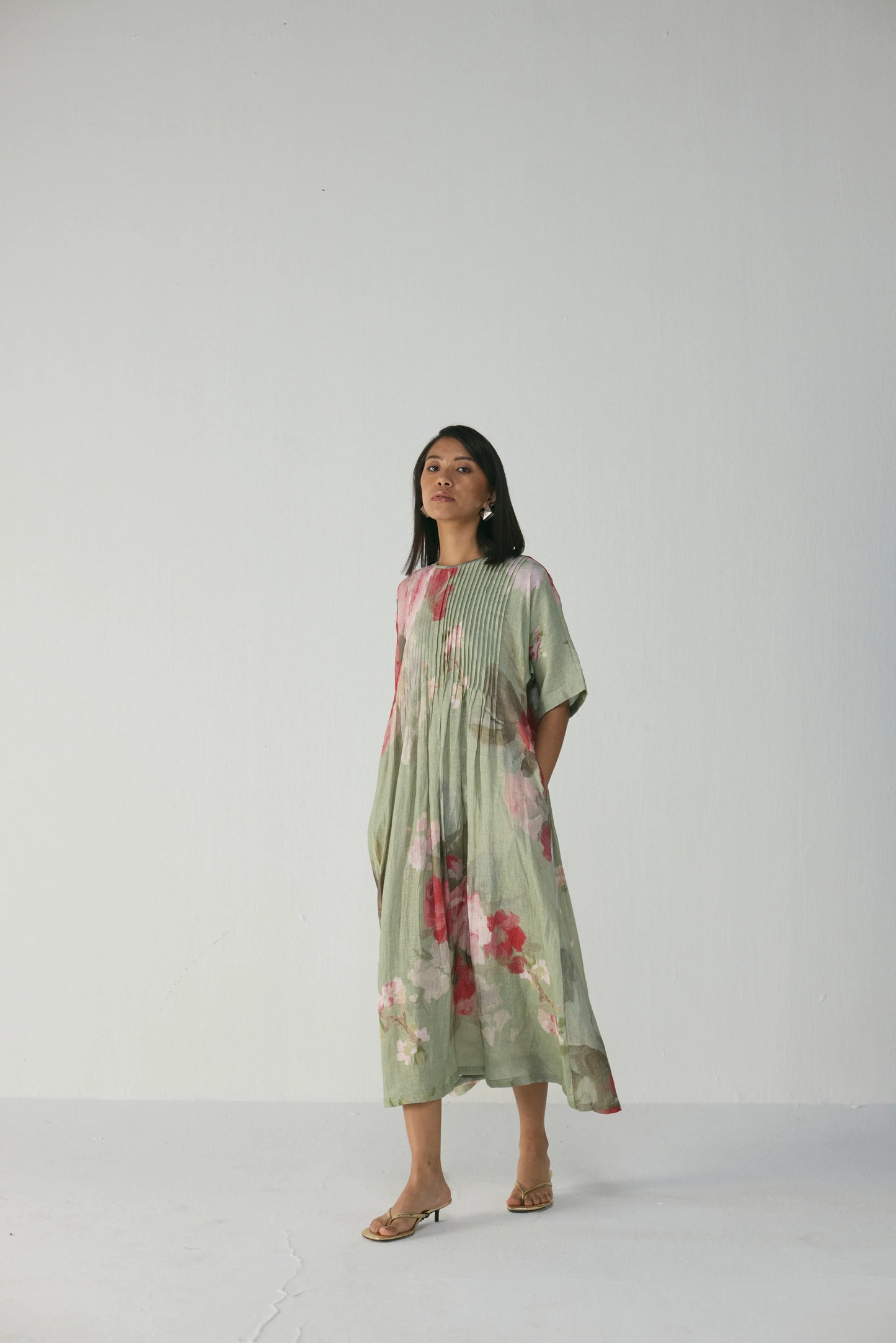 Roos Pintucks Dress