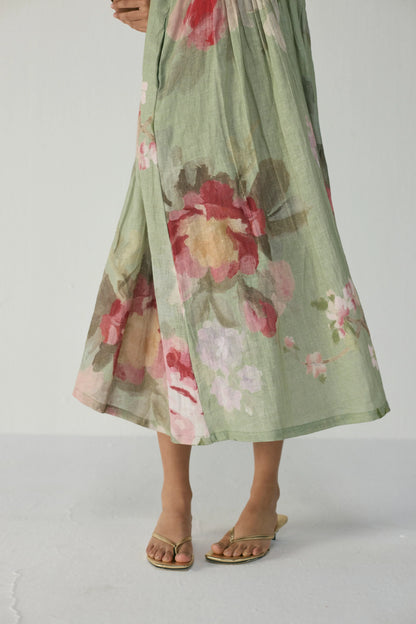 Roos Pintucks Dress