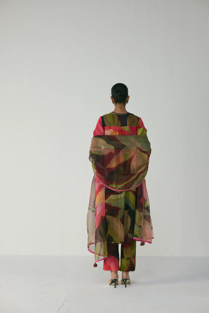 Manhattan Long Crepe Kurta Set