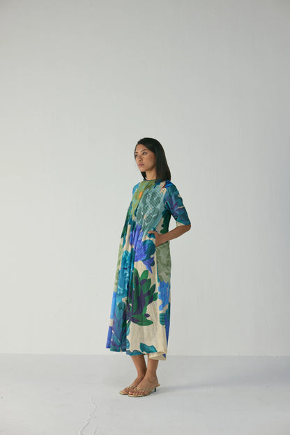 Garden Party Pintucks Dress