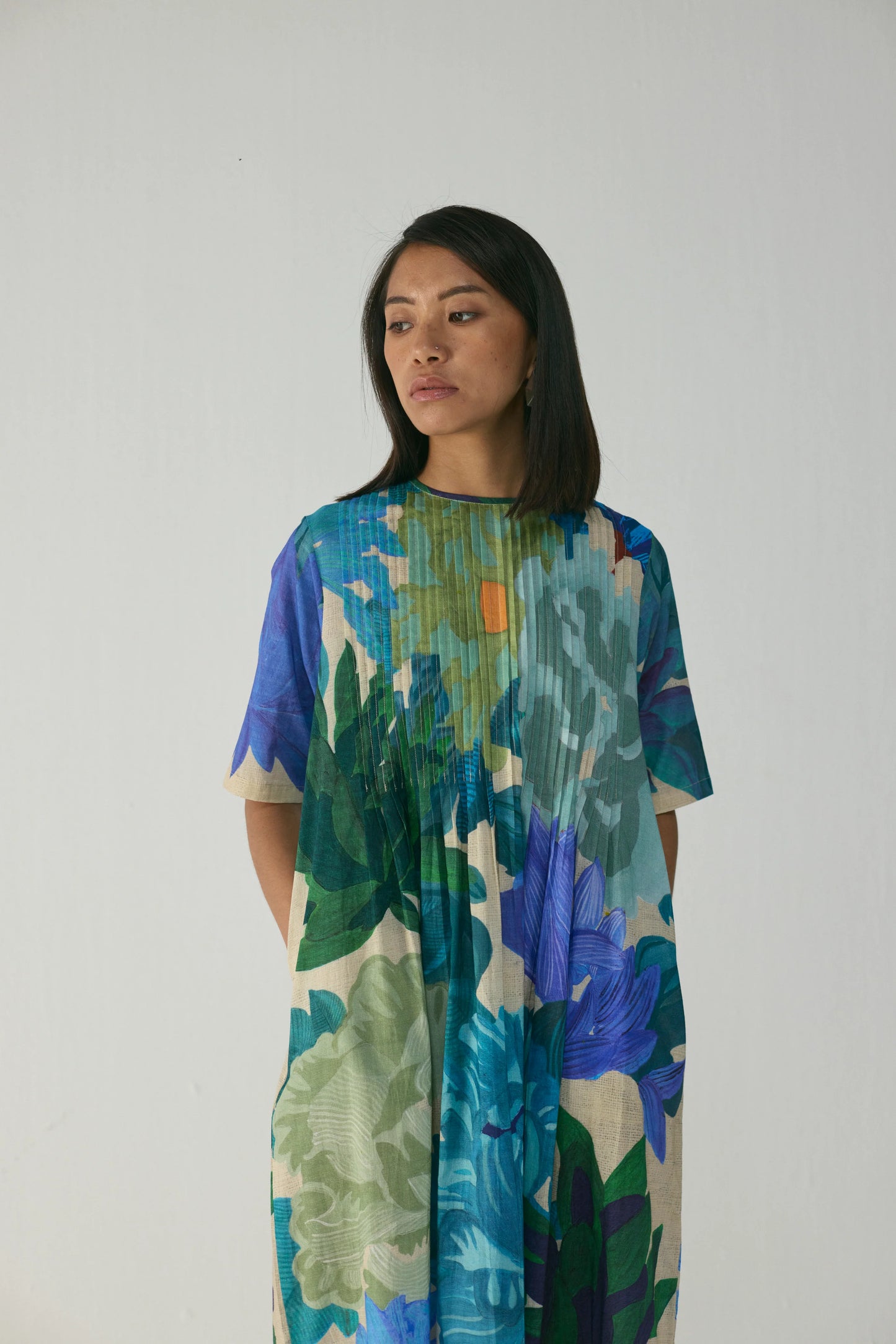 Garden Party Pintucks Dress