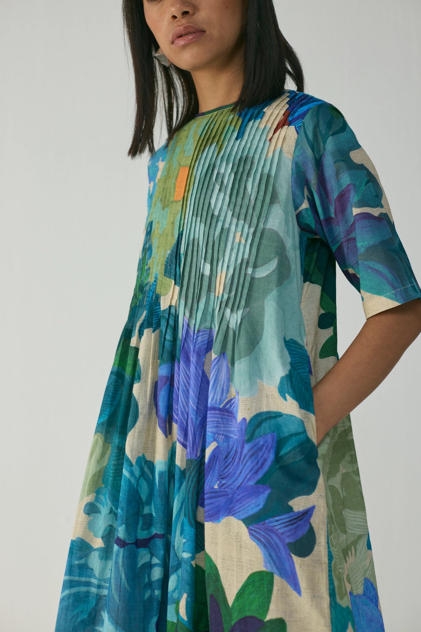 Garden Party Pintucks Dress