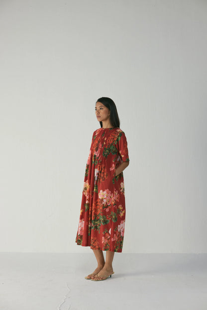 Jingle Pintucks Dress