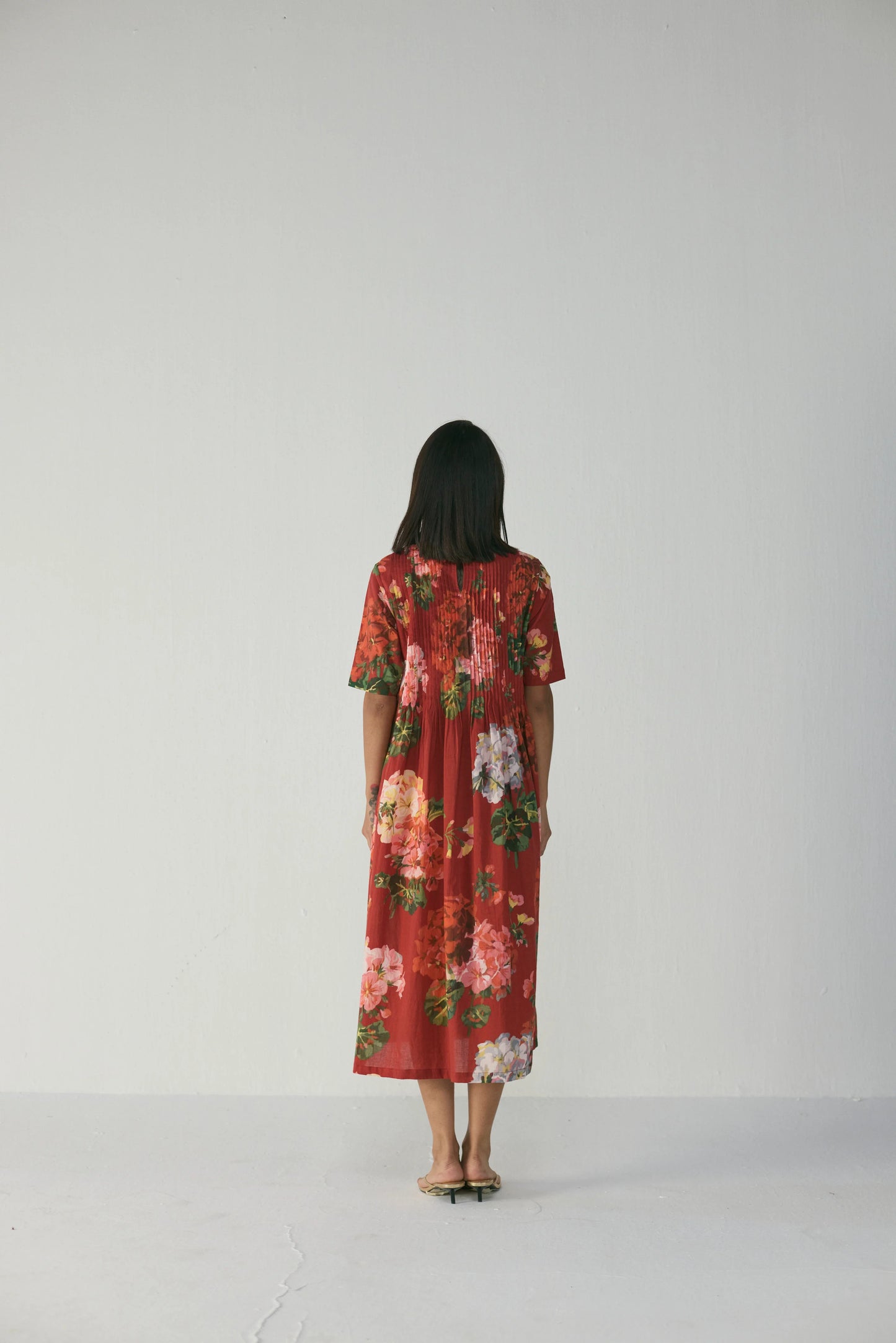 Jingle Pintucks Dress
