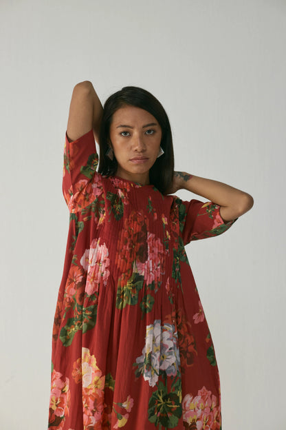 Jingle Pintucks Dress