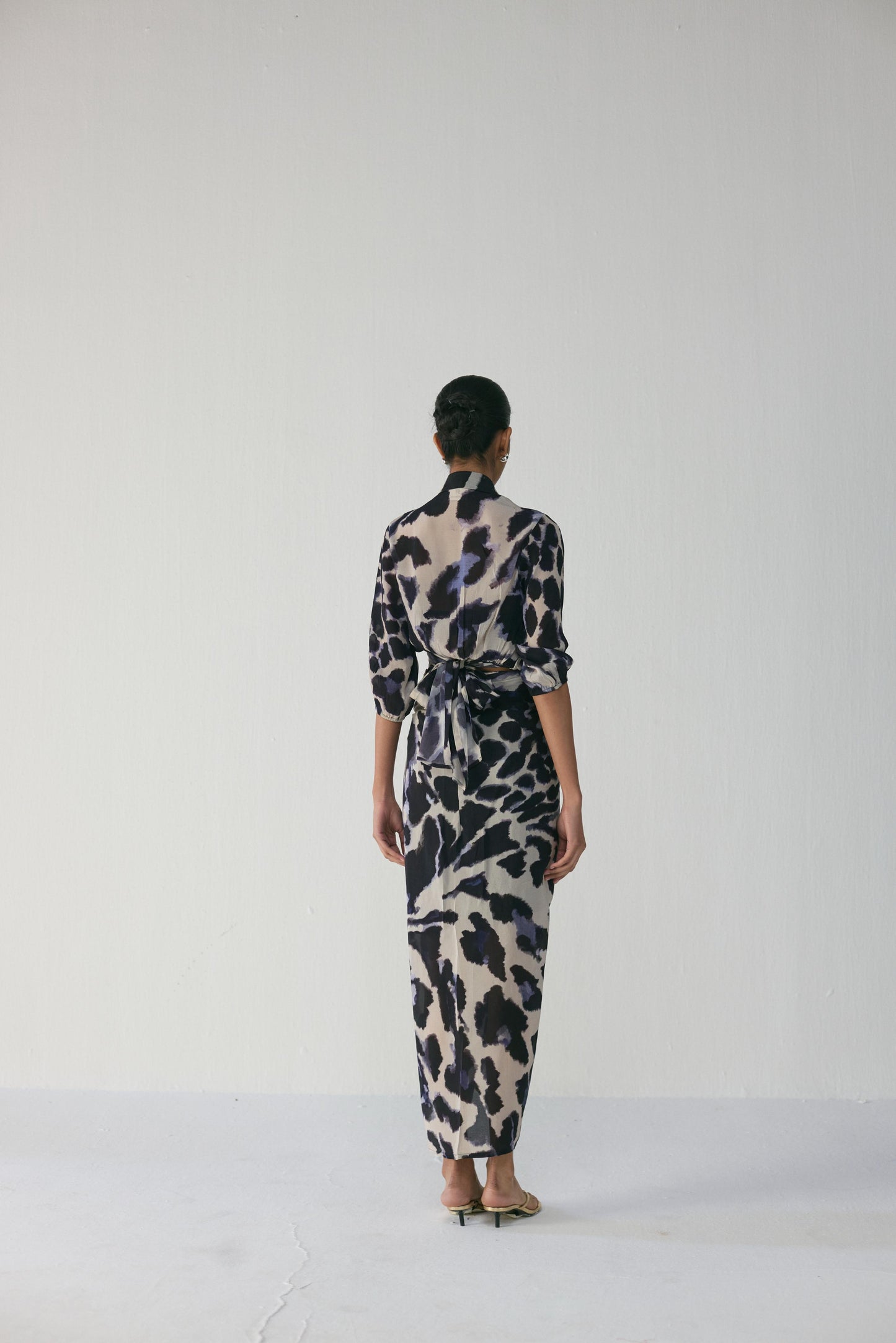 Samburu Tie Up Top And Skirt Set