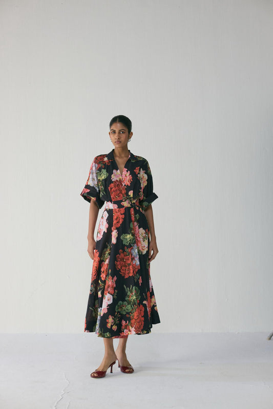 Bloody Mary Long Collar Dress