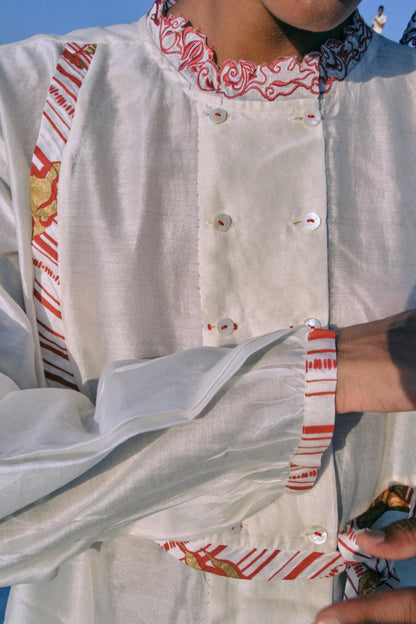 ⁠Thida Mandarin Shirt