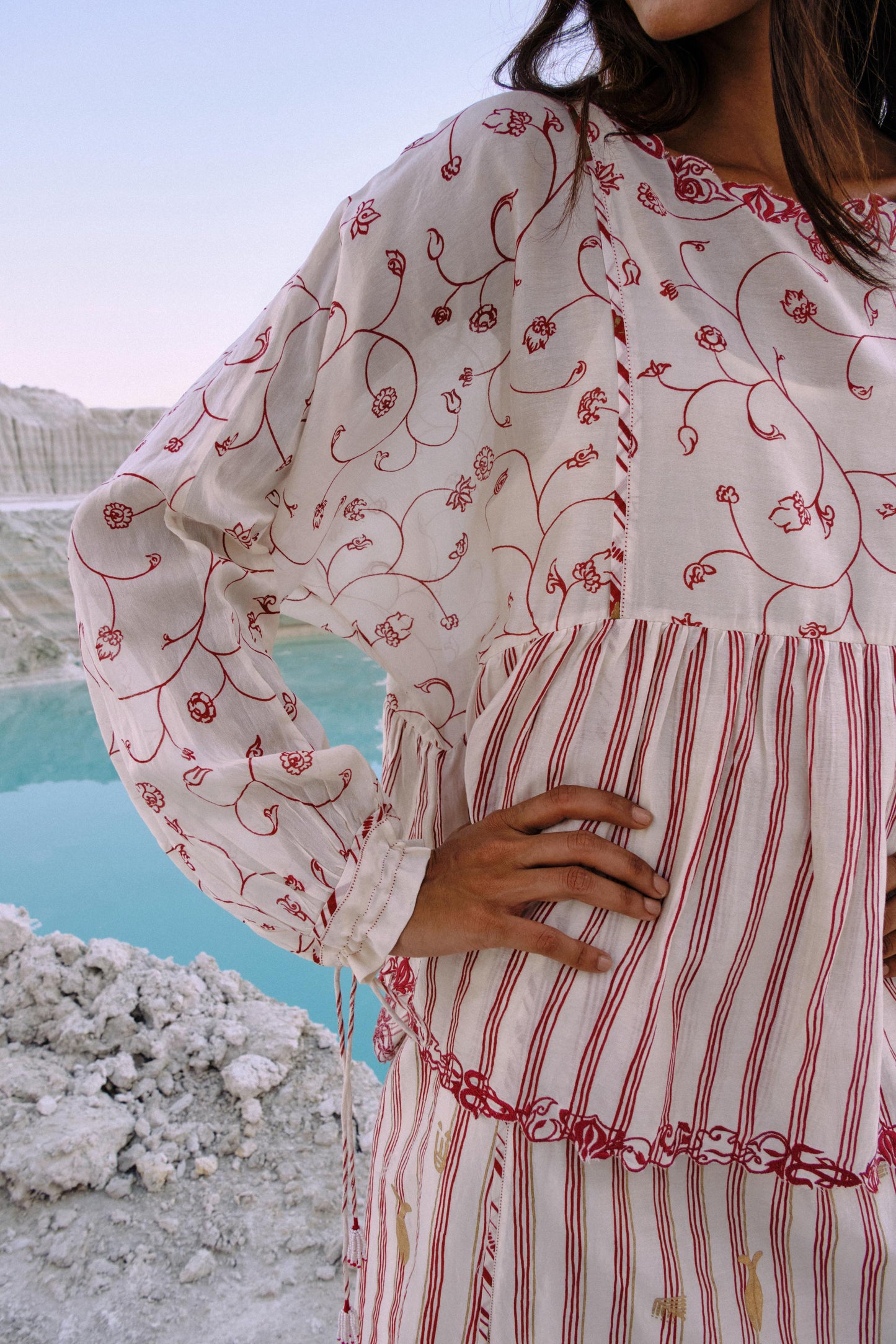 Hintha Gathered Dress