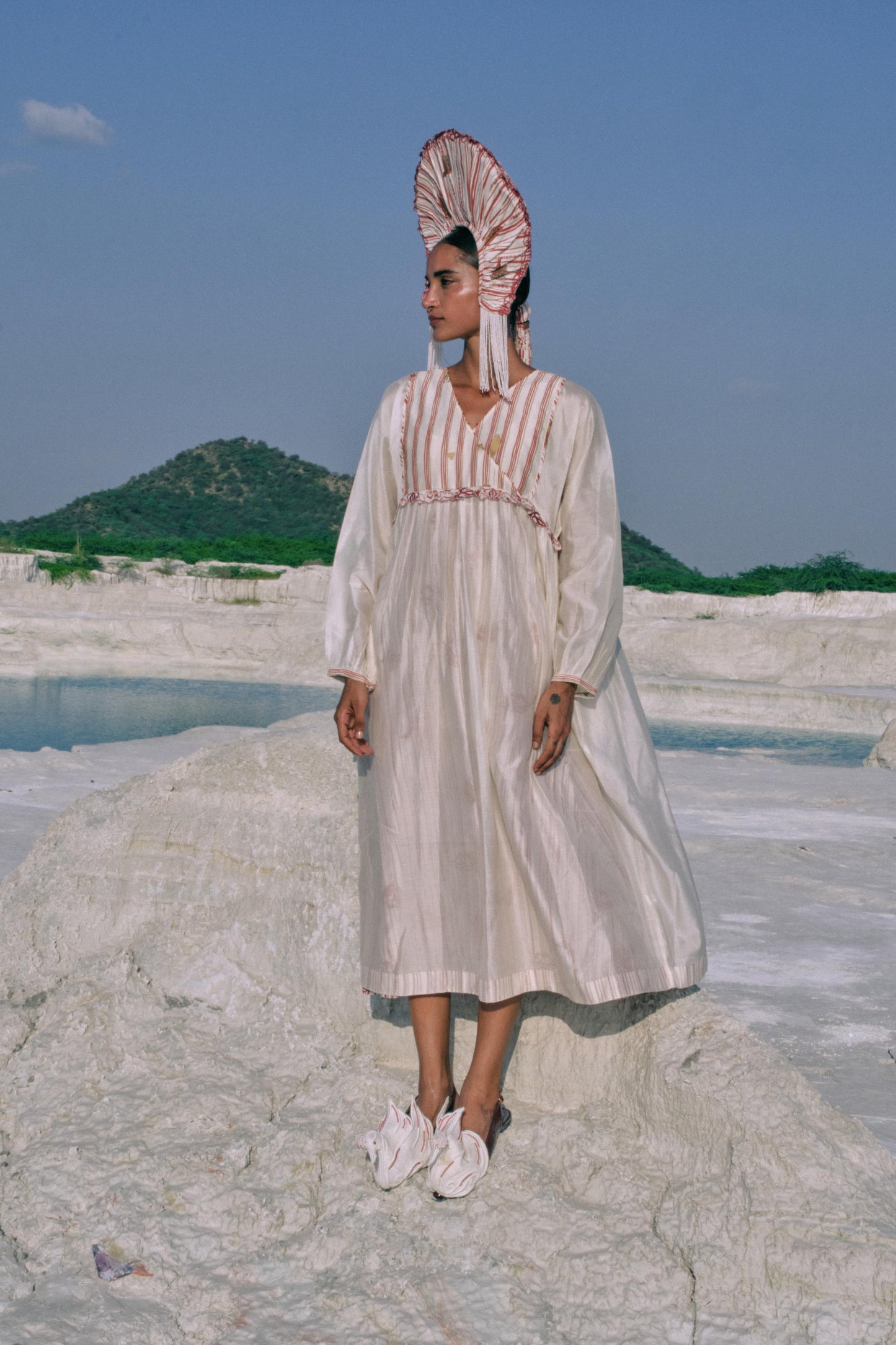 Su Mon Square Sleeve Dress