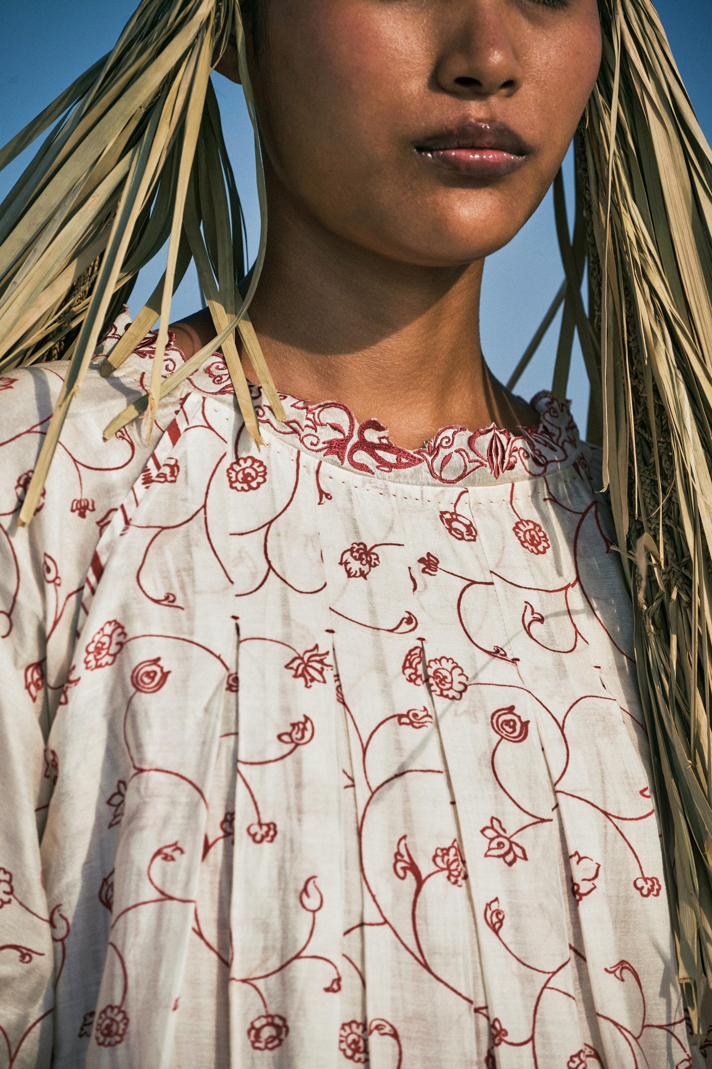 Chan Box Pleat Dress