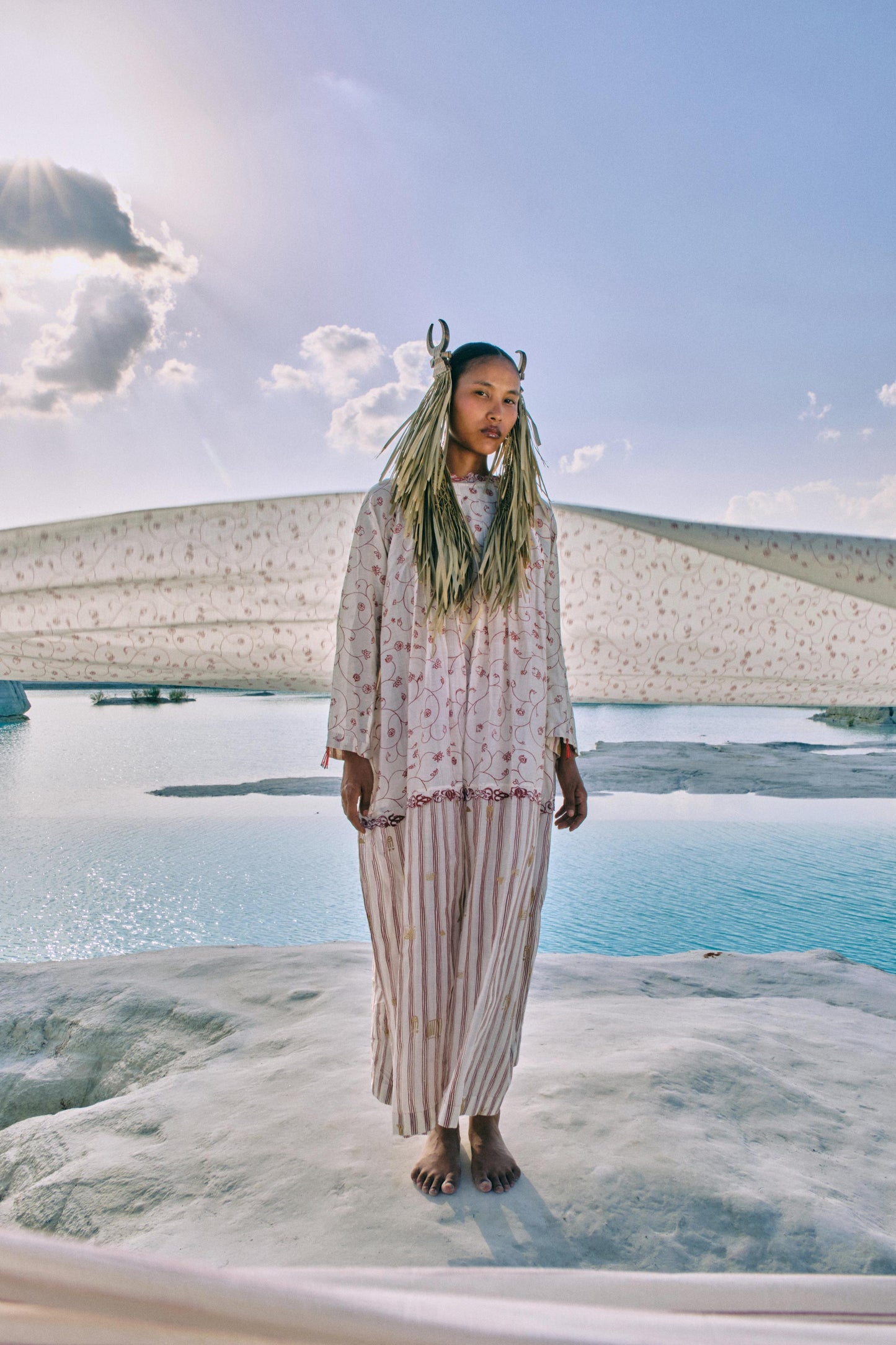 Chan Box Pleat Dress