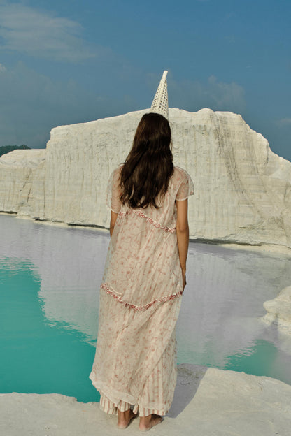 Ei Mon Organza Tier Dress