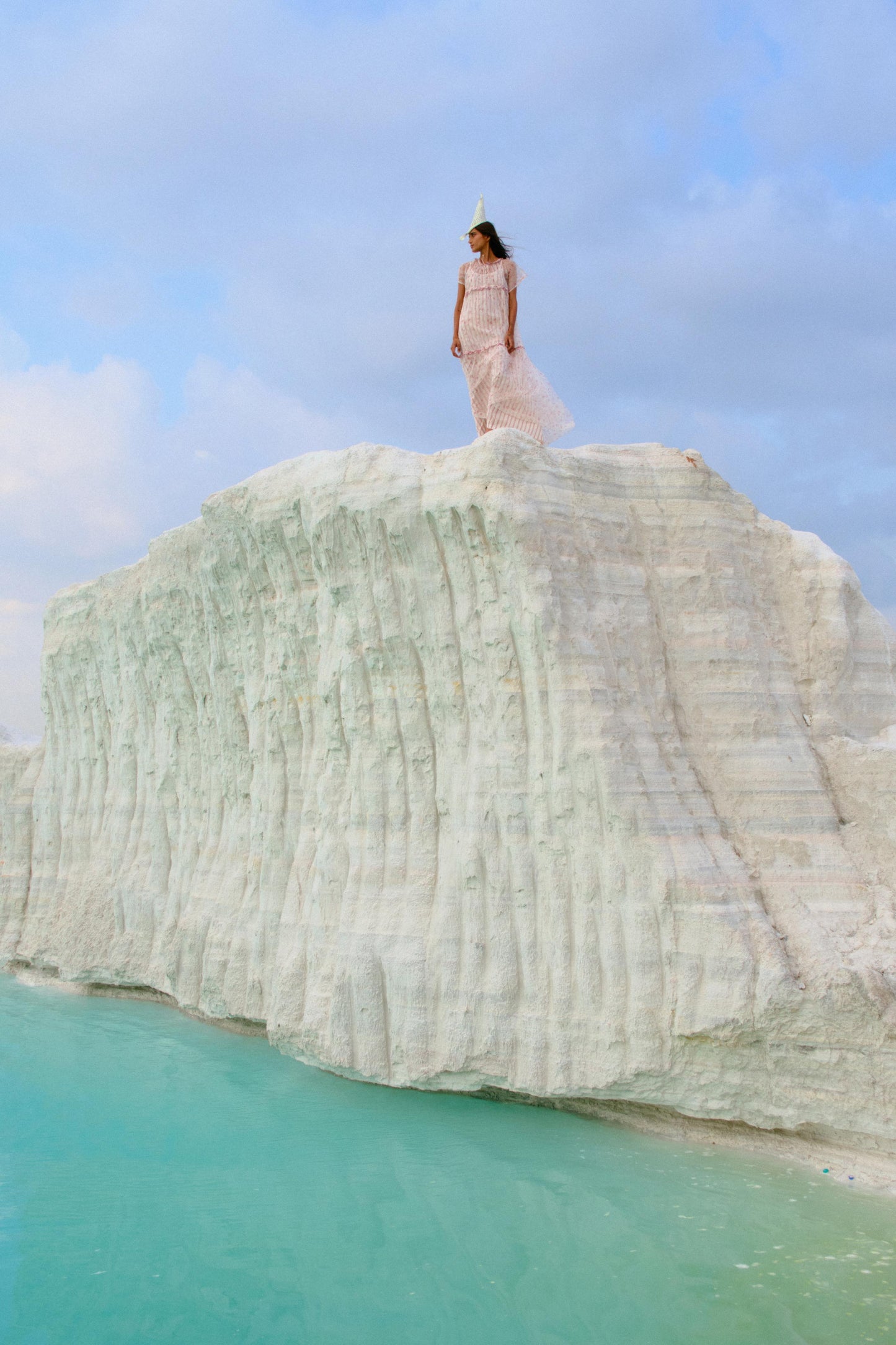 Ei Mon Organza Tier Dress