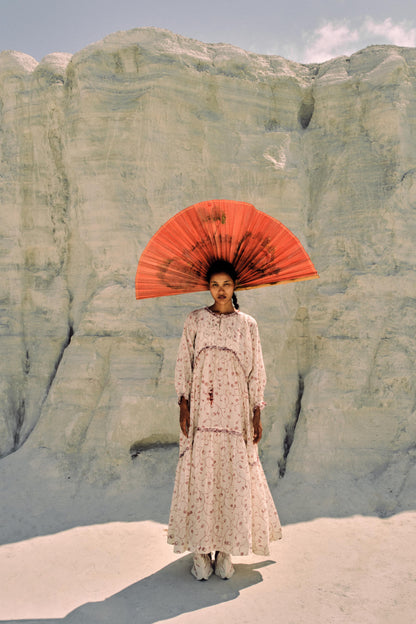 Min Maw Chanderi Tier Dress