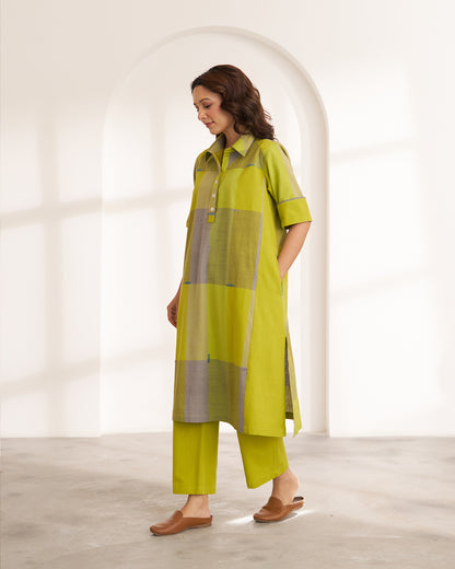 The Kochi Collared Tunic & Pants Set