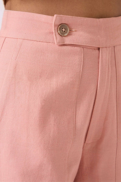 Victory Pink Handwoven Pants